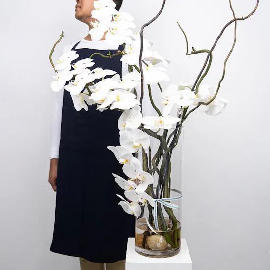 Elegant Orchid | Glass Vase