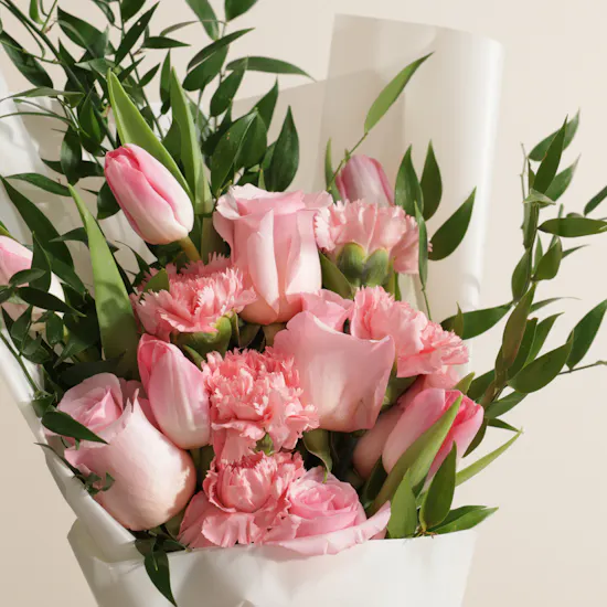 Serenity Pink Flower Bouquet