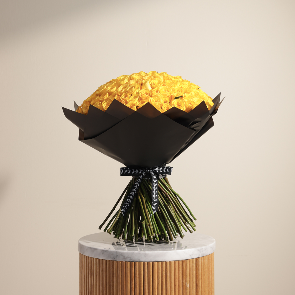 Sunshine Delight Bouquet | 150 Roses