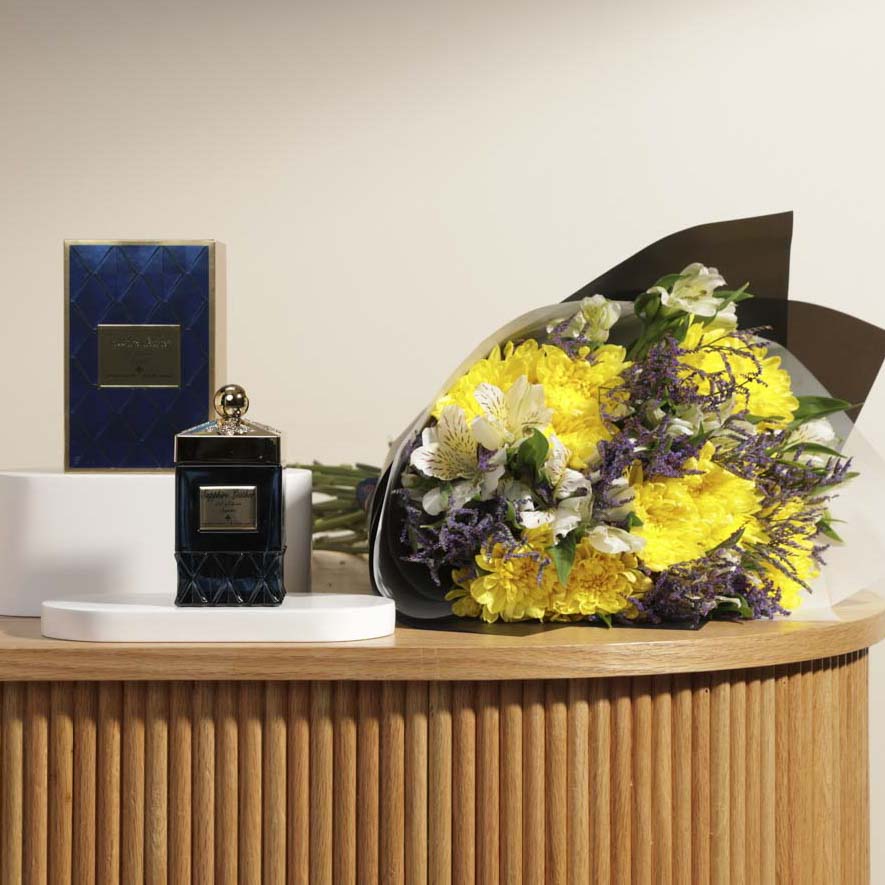 معمول بخور إبراهيم القرشي | زهور صفراء