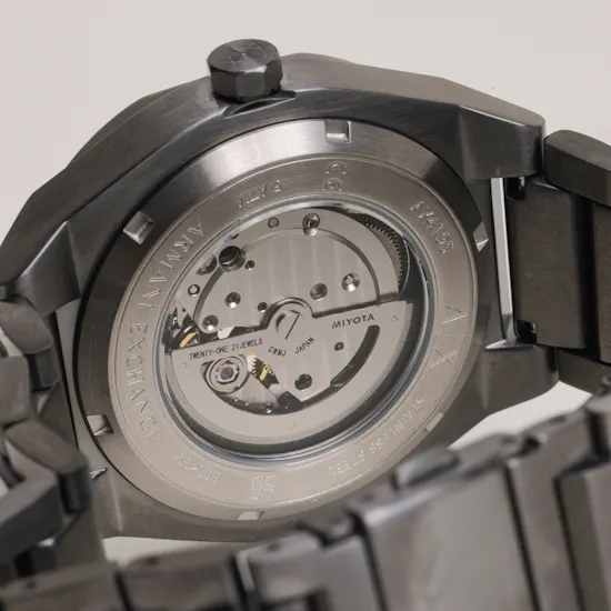 Armani Exchange Sync Automatic Gunmetal Stainless Steel Men's Watch