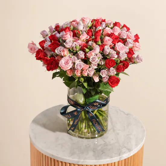 Radiant Petal Symphony Vase