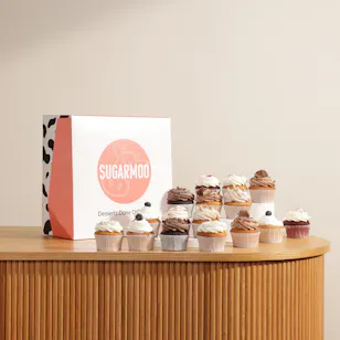 Sugarmoo Mixed Cupcakes Box Sugarmoo Mixed Cupcakes Box
