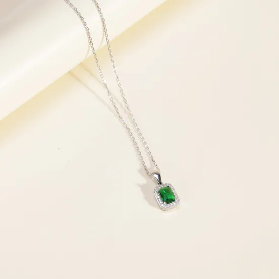 Zia Emerald Pendant Necklace | Birthday Flowers