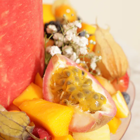 Fresh Pickes Tropical Elegance Fruit Tower Platter