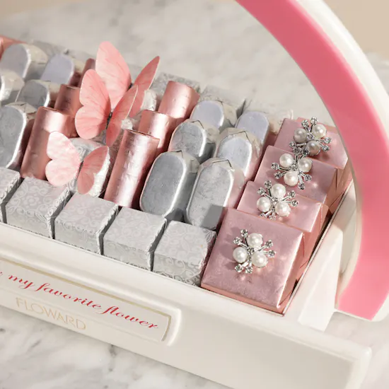 Floward You’re My Favorite Flower Wooden Chocolate Tray