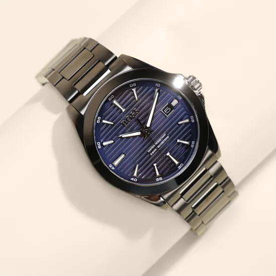 Hugo Boss Strike Watch with Blue Dial for Men