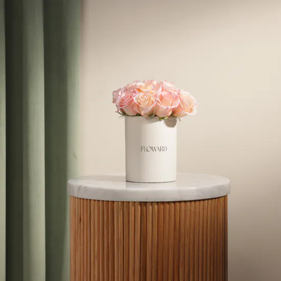 Pink Roses Whisper Box | 15 Roses
