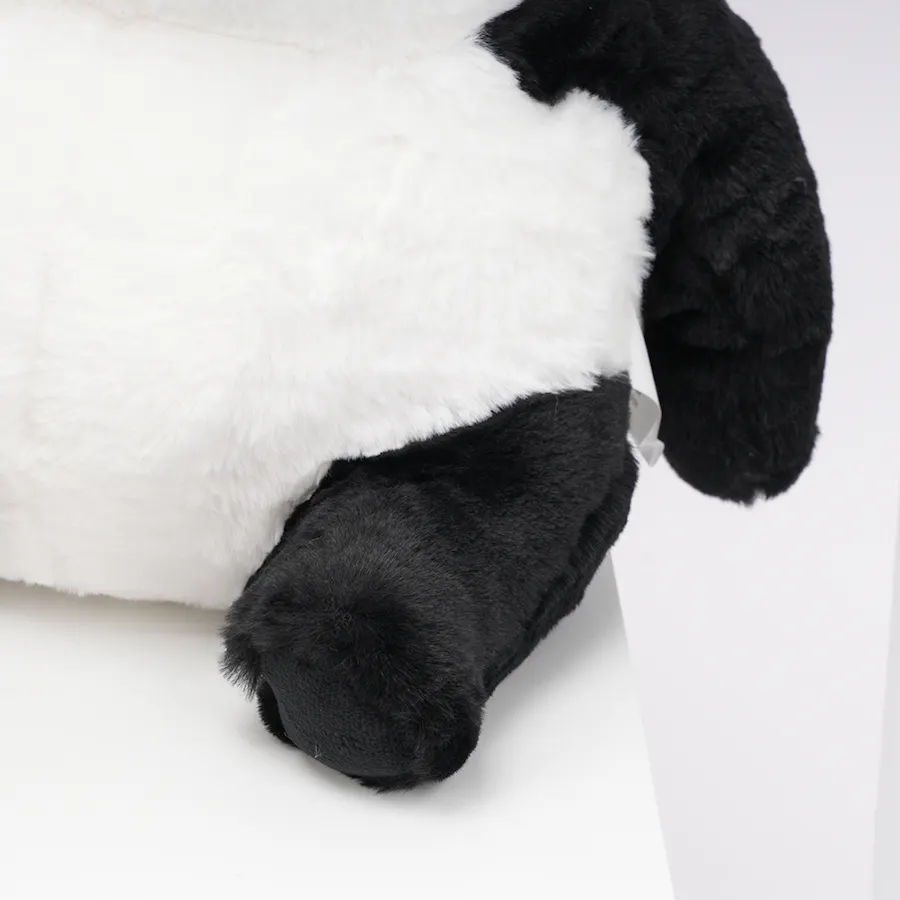 Floward Plush Panda with 20 White Roses Vase 5