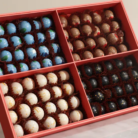 Nua Large Classic Chocolate Bonbon Slipcase Box