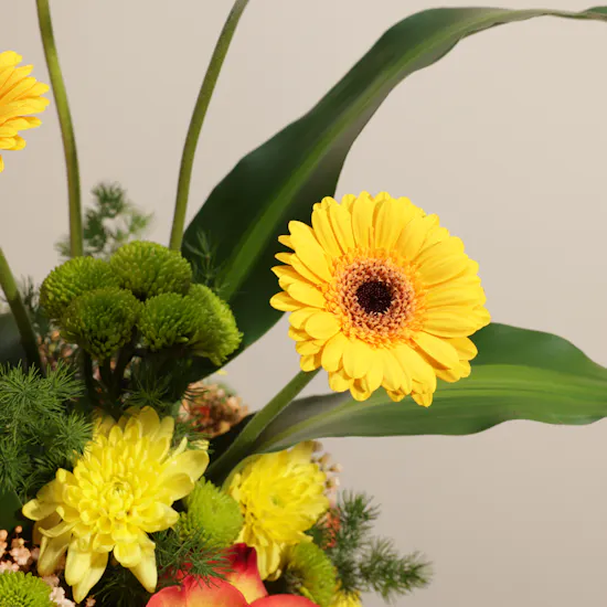 Cheerful Blooms Vase