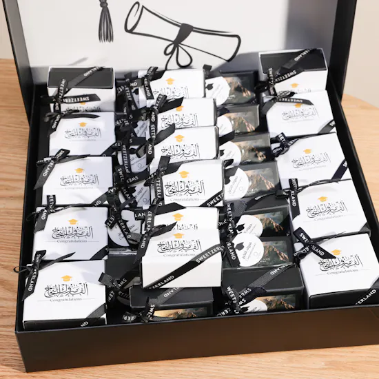 Sweetzerland Graduation Favors Medium Box