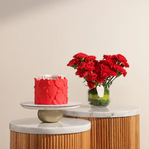 December Cake Red I Love You Cake | Beautiful Love's Red Flowers December Cake Red I Love You Cake | Beautiful Love's Red Flowers