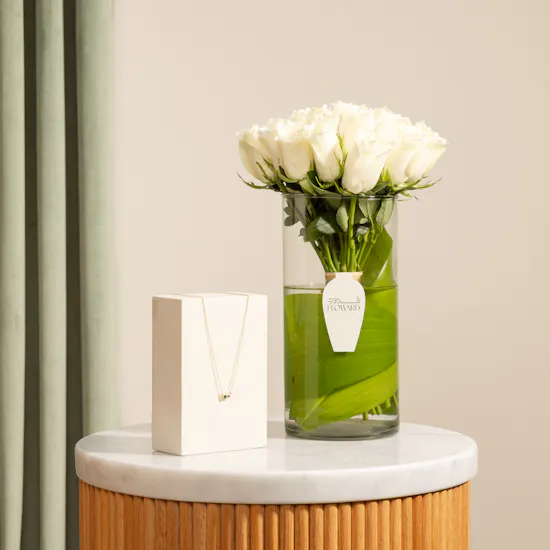 Siran by Iram Gold Necklaces | Blooming Flowers