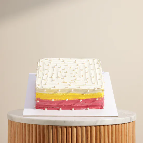 Floward Hazelnut & Chocolate Square Cake