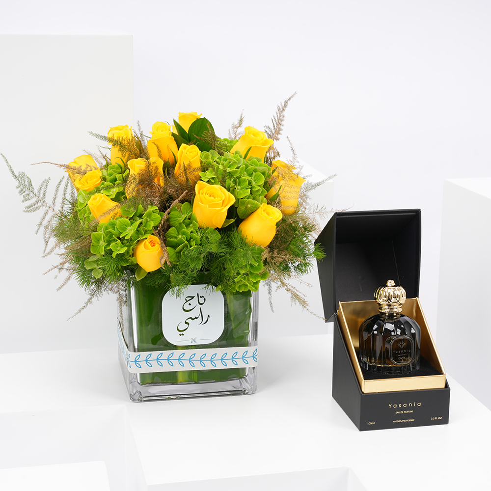 عطر اونيكس من ياسانيا | مزهرية جوري  