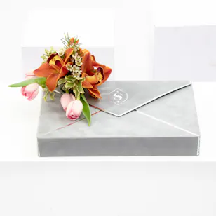 Grey Letter Box 
