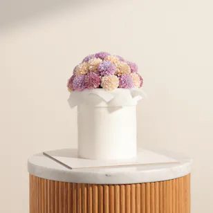 B Social Flowers Cake