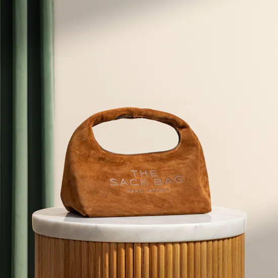 Marc Jacobs The Suede Mini Sack Brown Bag