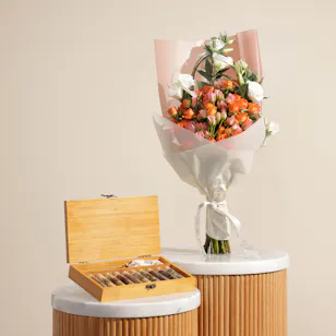 Feel Good Tea Wooden Box | Blooming Elegance Feel Good Tea Wooden Box | Blooming Elegance