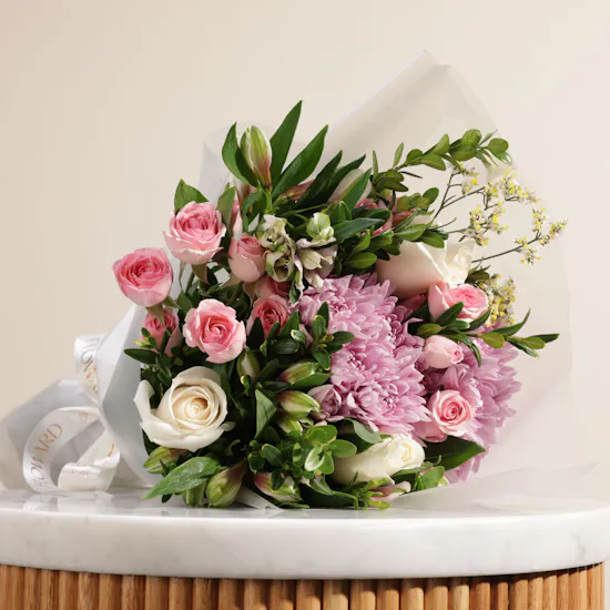 Cake Boutique Hazelnut and Coffee Cake | Flower Bouquet