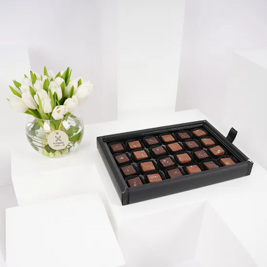 Anoosh Salted Caramels | Flowers Vase