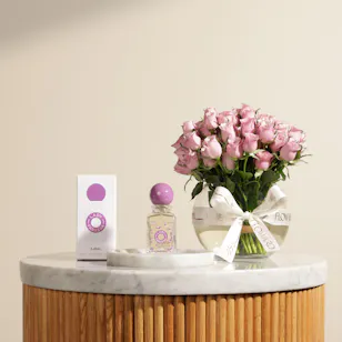 Ajmal EDT For Young Girls | Sunny Bliss Flower Vase