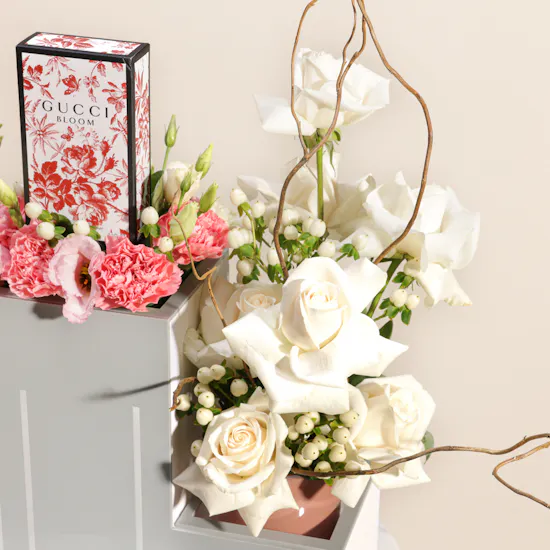 Gucci Bloom EDP for Women | Eid Mubarak Duo Flower Vases