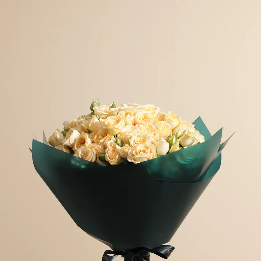 Cute Peach Baby Rose Bouquet 3