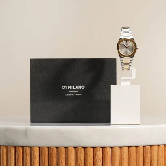 D1 Milano Edge Ultra Thin Two Tone Women's Watch