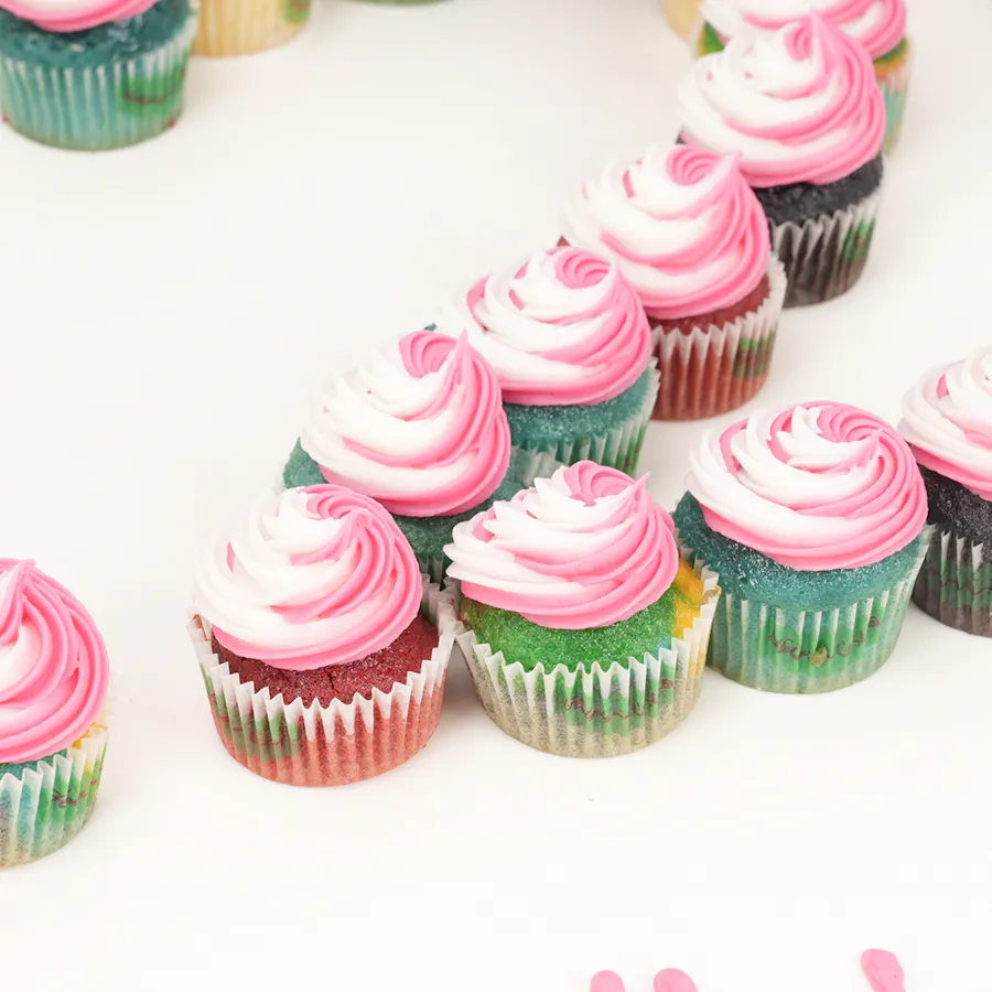 Helens Number Mini Cupcakes | Flowers 4