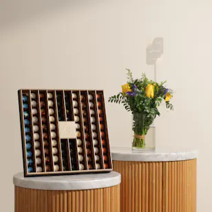 Nua Classic Luxury Blue Large Bonbon Box | Eid Celebration Flower Vase
