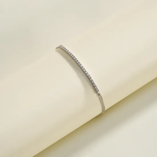 Gold Land Half Tennis Bracelet