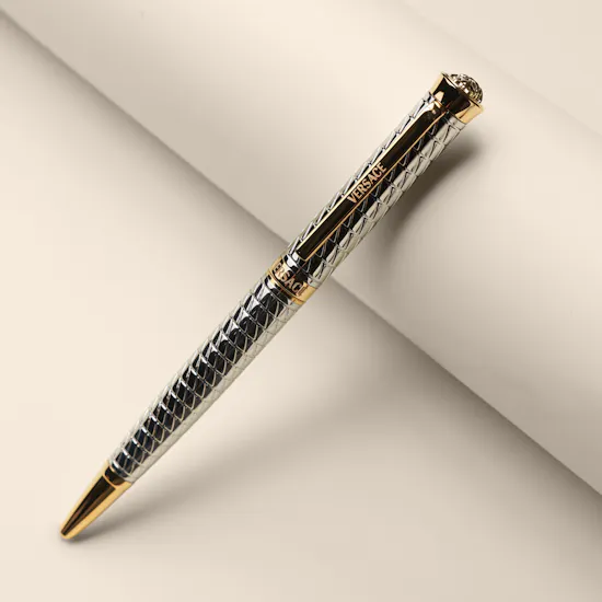 Versace Silver and Gold Infinite Ball Point Pen