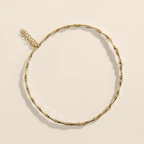 Siran by Iram Diamond Bambo Style Single Bangle
