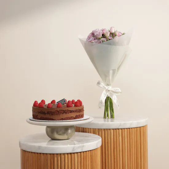 Laviviane Chocolate Mousse Cake | Softly Radiant Flowers