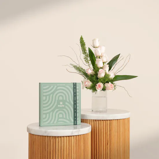 Patchi Les Choco Noix Chocolate Box | Joyful Touch Flowers Vase