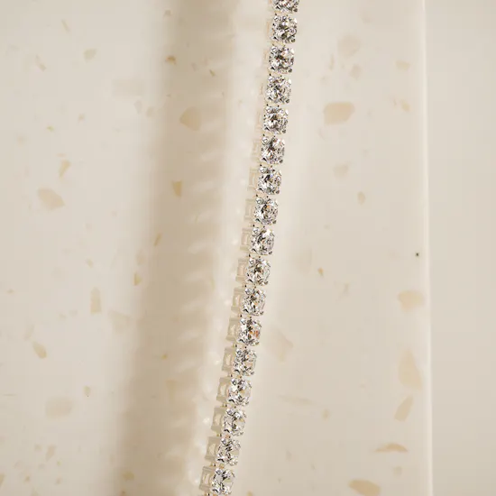 Pandora Tennis Choker Necklace and Bracelet Set