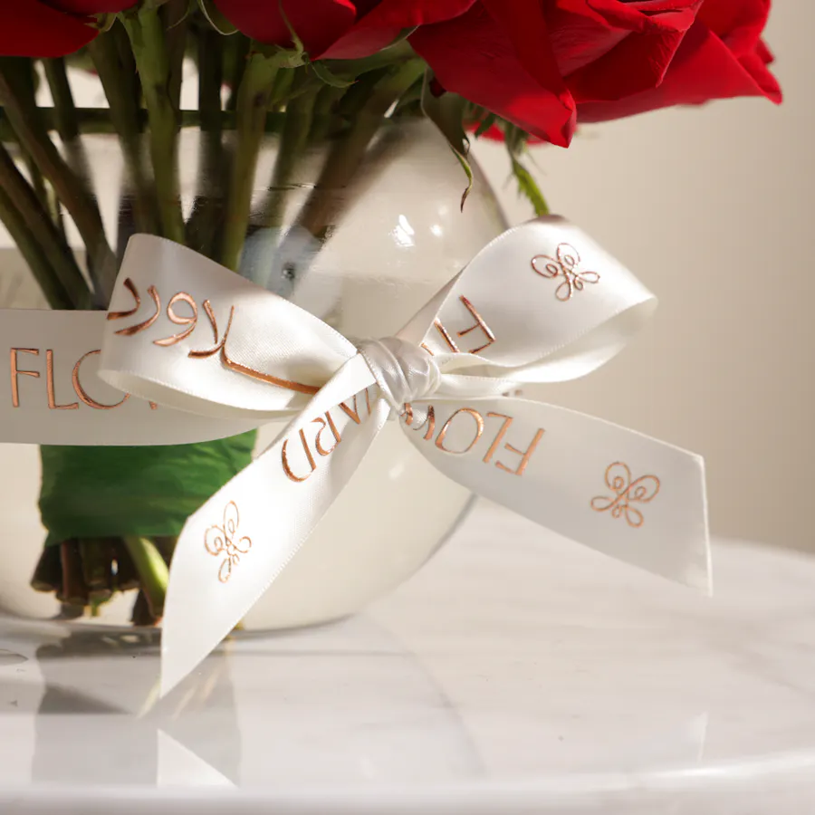 Blissful Red Roses Vase | 25 Roses 5