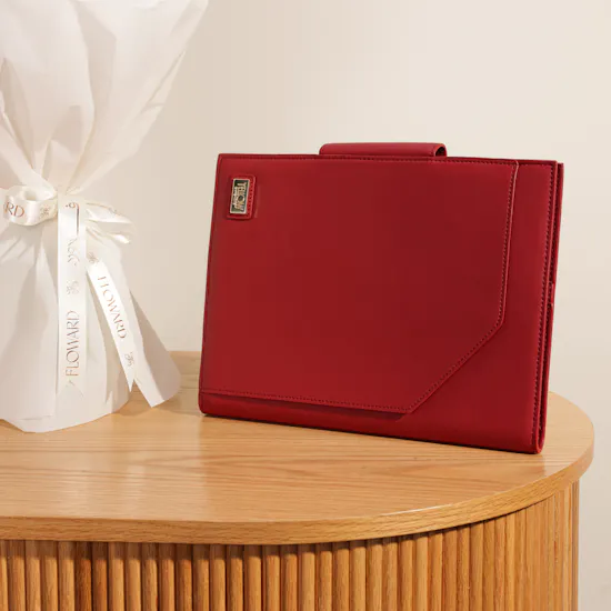 Yellow Event Leather Portfolio | Back to School Blooms