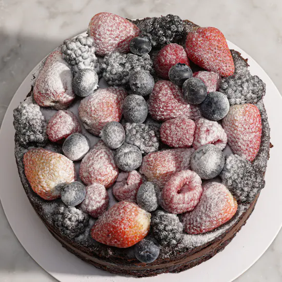 SugarMoo Chocolate Vegan Cake