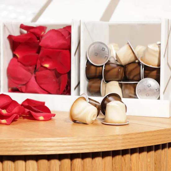 Nespresso Mixed Flavors Coffee Capsules | Chocolate & Roses Box