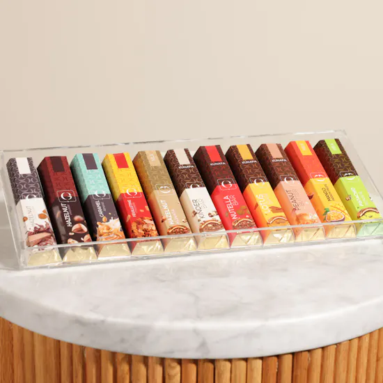 Ghazl Chocolatier Birthday Acrylic Chocolate Box