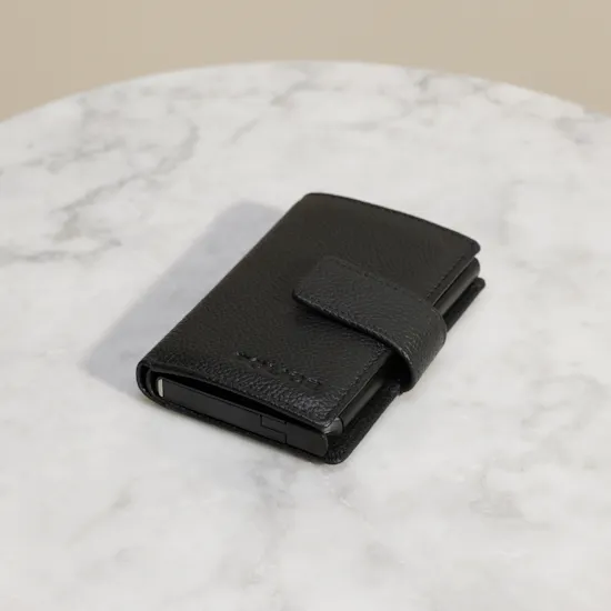 Police Black Automatic for Men Card Case