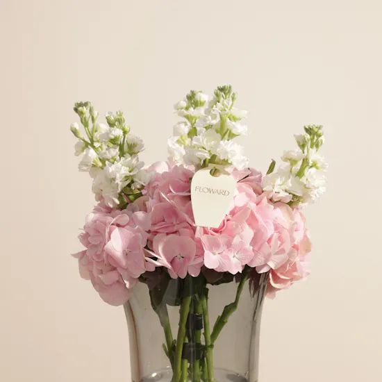 Pink Cloud Flower Vase