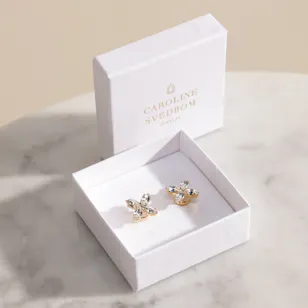 Caroline Svedbom Crystal Star Gold Plated Earrings Caroline Svedbom Crystal Star Gold Plated Earrings