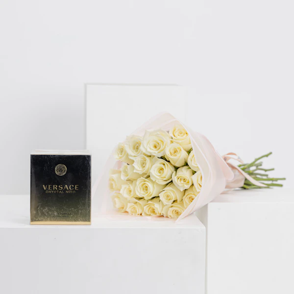Versace Crystal Noir EDP | White Roses