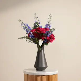 Midnight Romance Flowers Vase 