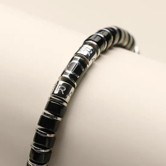 Aigner Marziolo Black Men's Bracelet