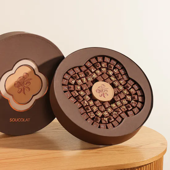 Soucolat Round Chocolates Large Box